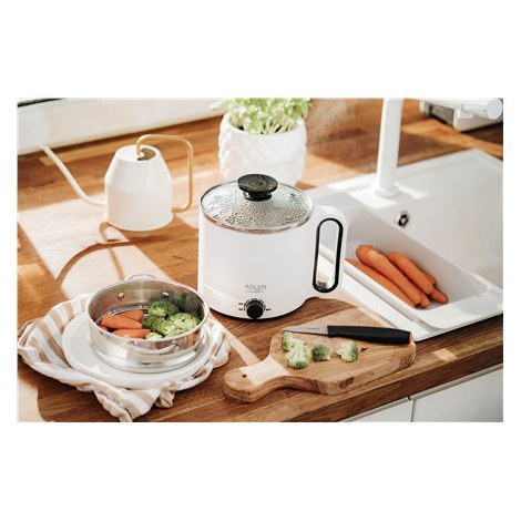 Adler | AD 6417 | Electric pot 5in1 | 1.9 L | White | Number of programs 5 | 780-900 W - 8